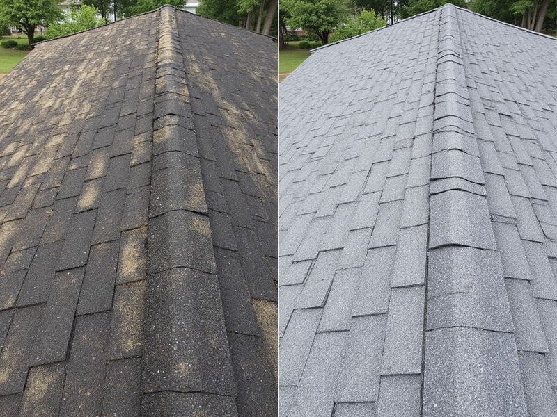 Roof Cleaning result 1